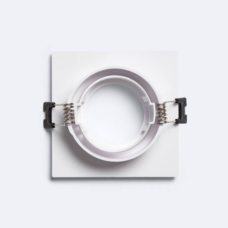 Image of Square Tilting Downlight Bezel Cutout 75mm for a GU10/GU5.3 LED Bulb