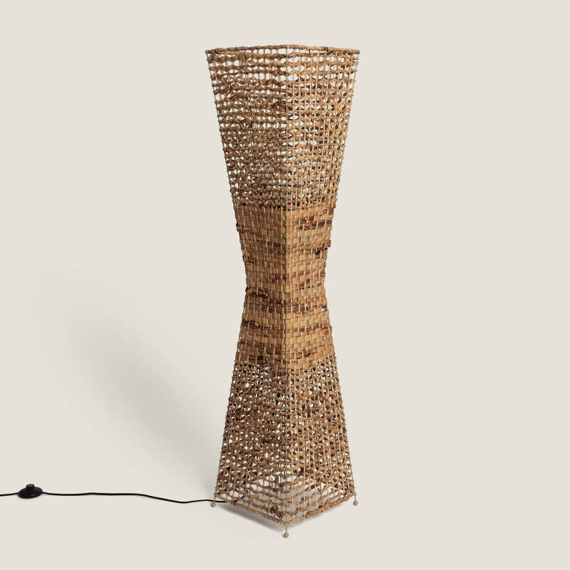 Image of Edit Bijie Rattan Floor Lamp