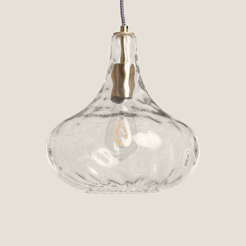 Image of Edit Tassel Glass Ceiling Pendant Light