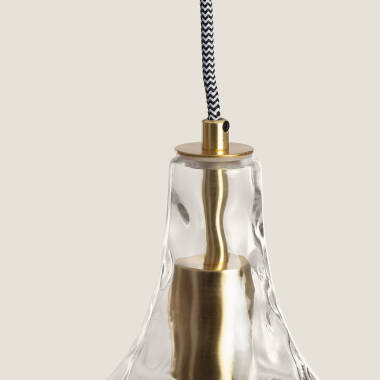 Image of Edit Tassel Glass Ceiling Pendant Light