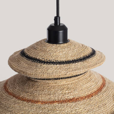 Image of Iluzzia Sohan Fabric Ceiling Pendant Light