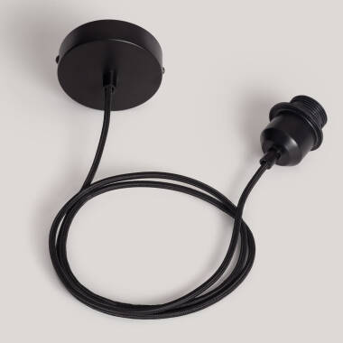 Image of Iluzzia Sohan Fabric Ceiling Pendant Light