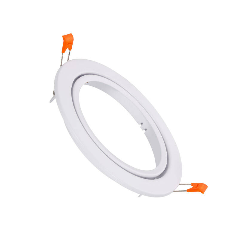 Image of Round Recessed Directional Downlight Bezel Cutout 120mm for GU10 AR111 LED Bulb