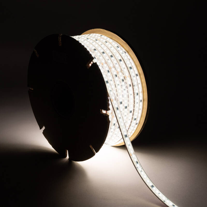 Image of 50M IP67 220V Silicone Flex Dimmable Cool White 4000K SMD LED Strip Kit