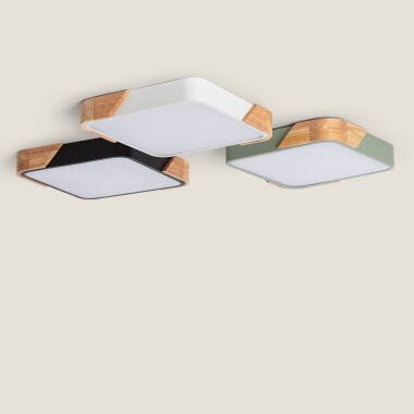 Image of Edit Dari Square 18W Selectable LED Flush Ceiling Light