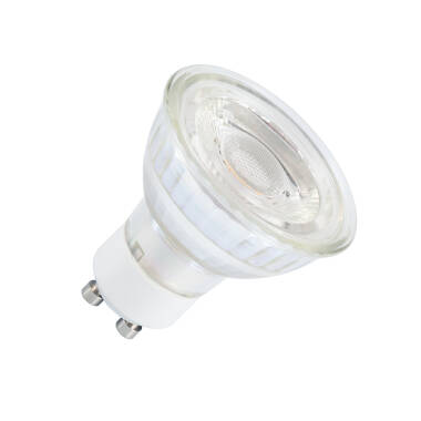 7W Daylight LED GU10 Glass Bulb