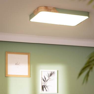 Image of Edit Dari Rectangular 30W Selectable LED Flush Ceiling Light