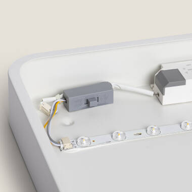Image of Edit Dari Rectangular 30W Selectable LED Flush Ceiling Light