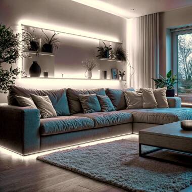 Image of 50M IP65 220V Dimmable Cool Daylight 6000K SMD LED Strip Kit