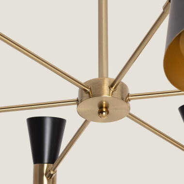 Image of Edit Jigger 6 Light Multi Arm Semi Flush Ceiling Light