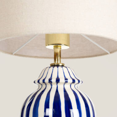 Image of Wisteria Bailey Ceramic Table Lamp
