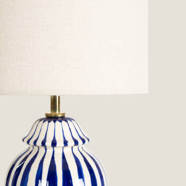 Image of Wisteria Bailey Ceramic Table Lamp
