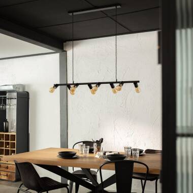 Image of Edit Garland 8 Light Bar Ceiling Pendant Light