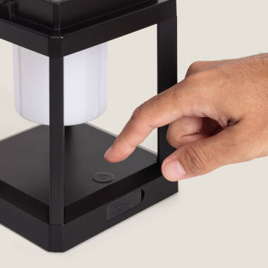 Image of Edit Glow Solar LED Outdoor Table Lantern