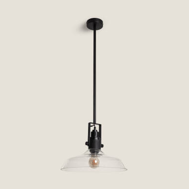 Westport Bay Cross Knurl Glass Ceiling Pendant Light