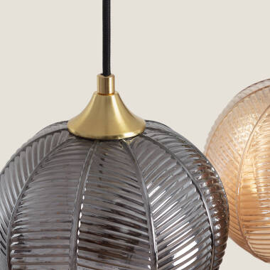 Image of Edit Klimt 3 Light Glass Bar Ceiling Pendant