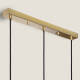 Image of Edit Klimt 3 Light Glass Bar Ceiling Pendant