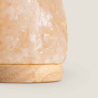 Image of Edit Mineral Salt LED Table Lamp with USB Connection