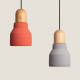 Image of Edit Luster Concrete Ceiling Pendant Light