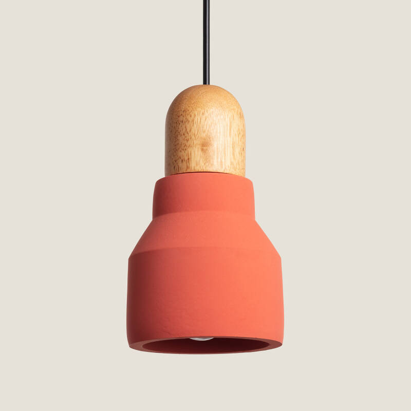 Image of Edit Luster Concrete Ceiling Pendant Light