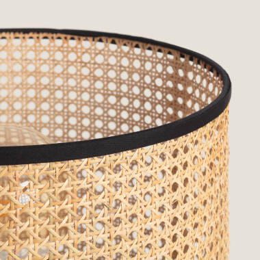 Image of Edit Huela Rattan Floor Lamp