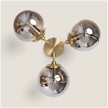Image of Edit Amatler 3 Light Flush Ceiling Light