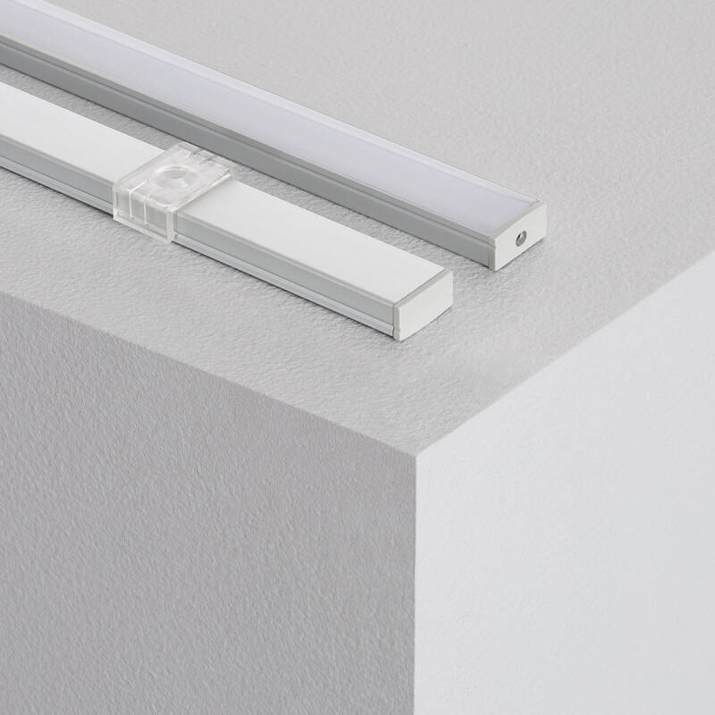 Image of Surface Mounted Aluminium Profile with Continuous Cover