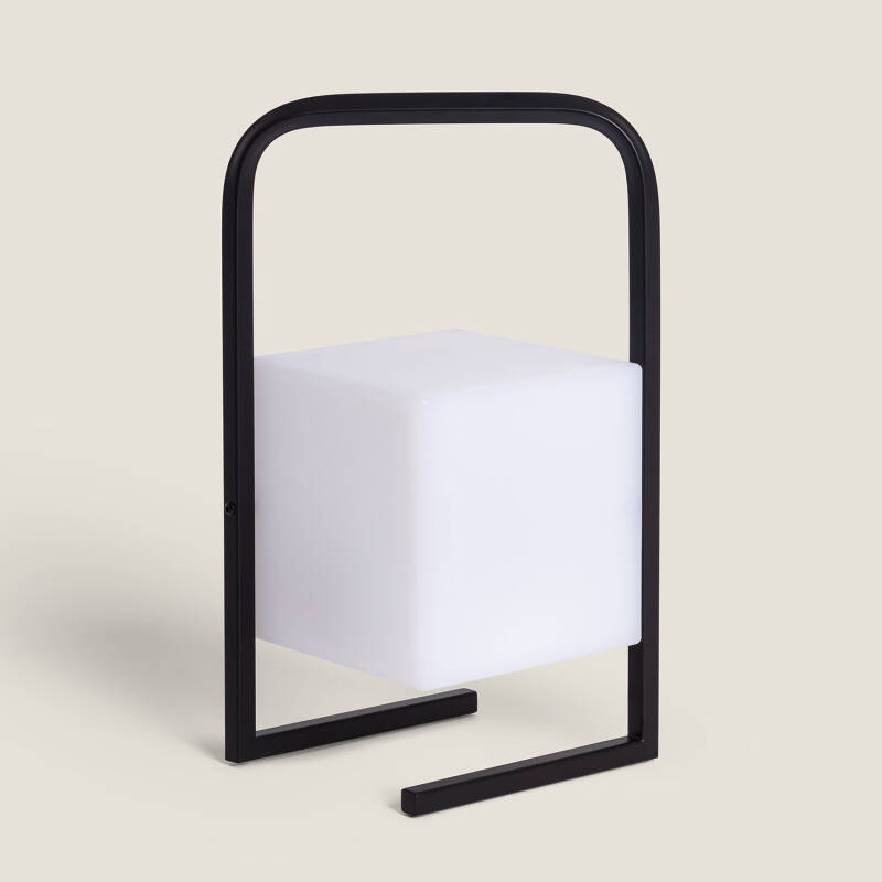 Image of Edit Mkono Cube USB Rechargeable LED Outdoor Table Lamp