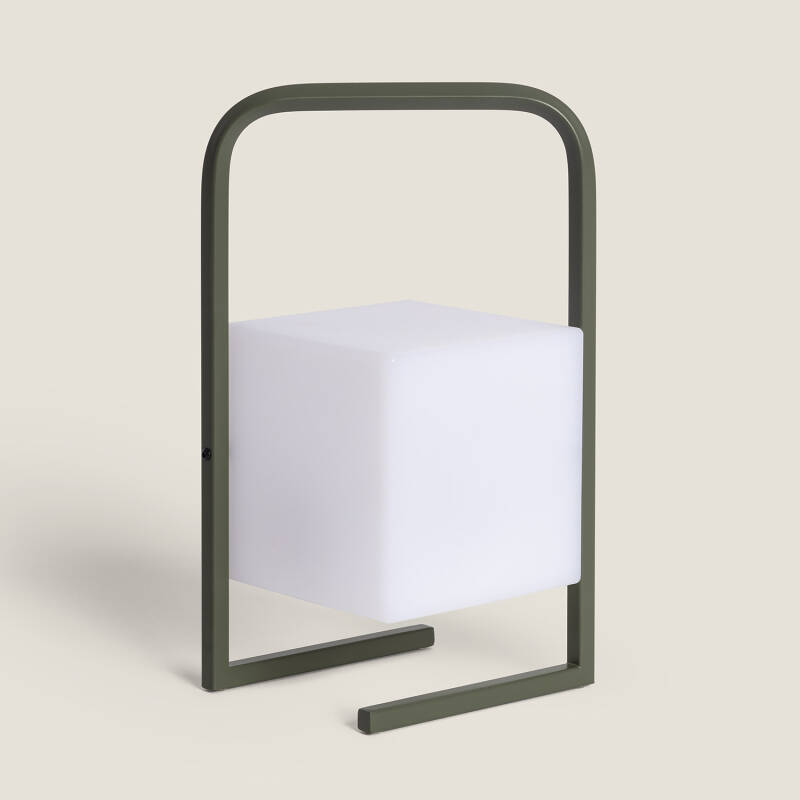 Image of Edit Mkono Cube USB Rechargeable LED Outdoor Table Lamp
