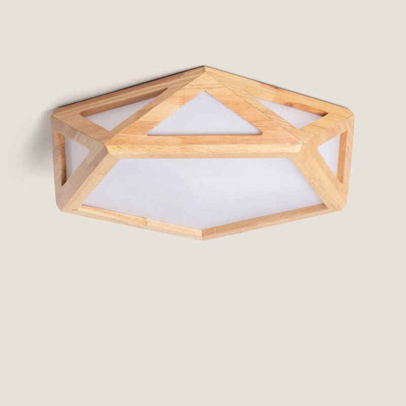 Image of Edit Altigen 20W CCT Selectable LED Flush Geometric Ceiling Light