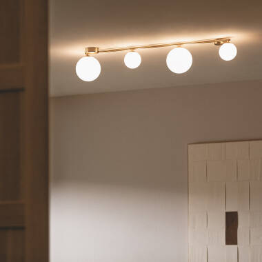 Image of Edit Amatler 4 Light Flush Ceiling Light