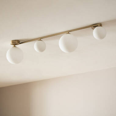 Image of Edit Amatler 4 Light Flush Ceiling Light