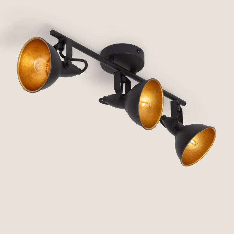 Image of Edit Emer 3 Light Ceiling Spotlight Bar