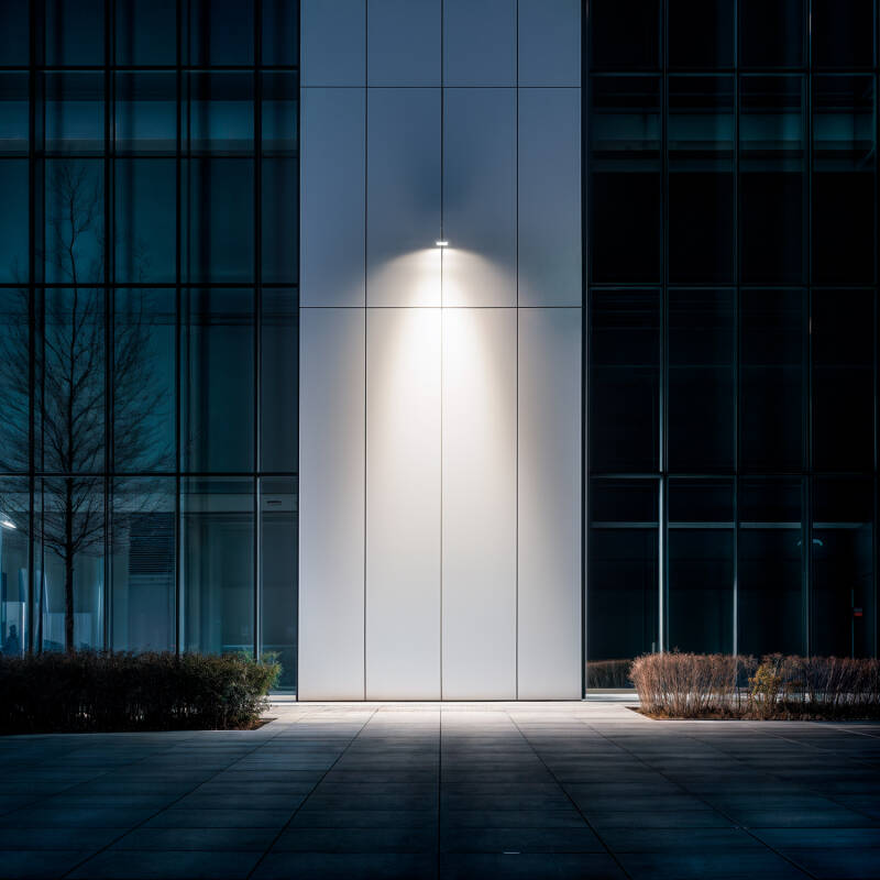 Image of 30W LED Floodlight 3000lm Glass IP65