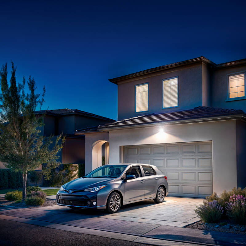 Image of 30W LED Floodlight 3000lm Glass IP65