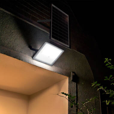 Image of 10W Solar LED Floodlight 1000lm IP65 with Remote Control