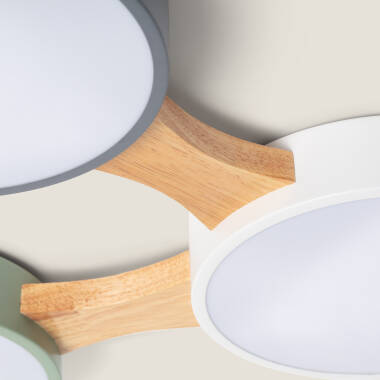 Image of Edit Sams 30W Colour Selectable LED Flush Ceiling Light