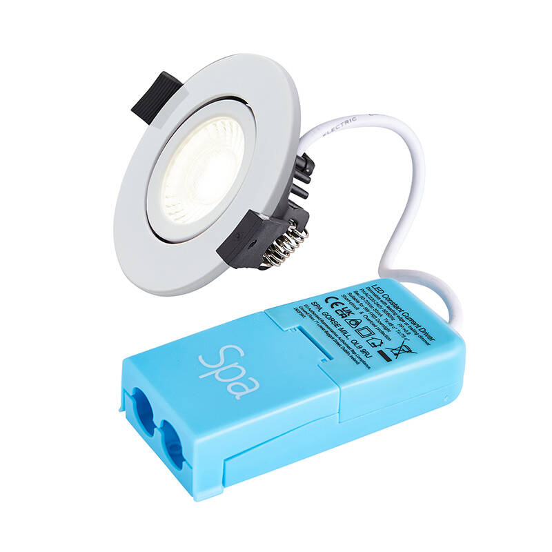 Image of Forum Spa 5W Cool White LED Dimmable IP65 Fire Rated Adjustable Downlight