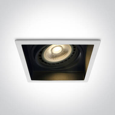 Cosmic Square AR111 GU10 Recessed Fixed Downlight