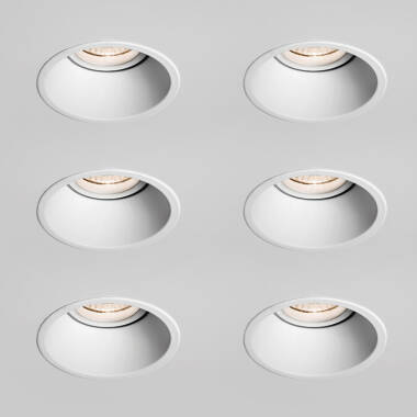 Astro Minima Slimline Deep Recessed Fixed Downlight - Pack of 6
