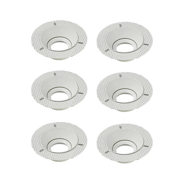 Image of Envirolight Trimless Recessed IP65 Fixed Downlight - Matt White