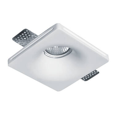 Edit Bradley Square Recessed Plaster-In Fixed Curved Downight