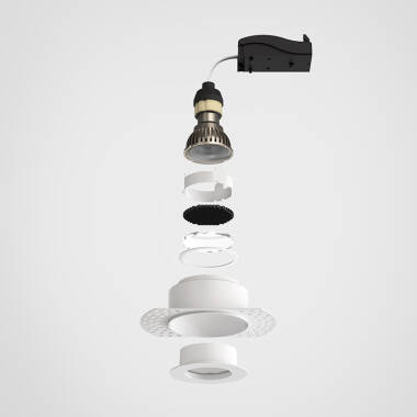 Image of Astro Trimless Slimline Round Fire Rated IP65 Fixed Downlight