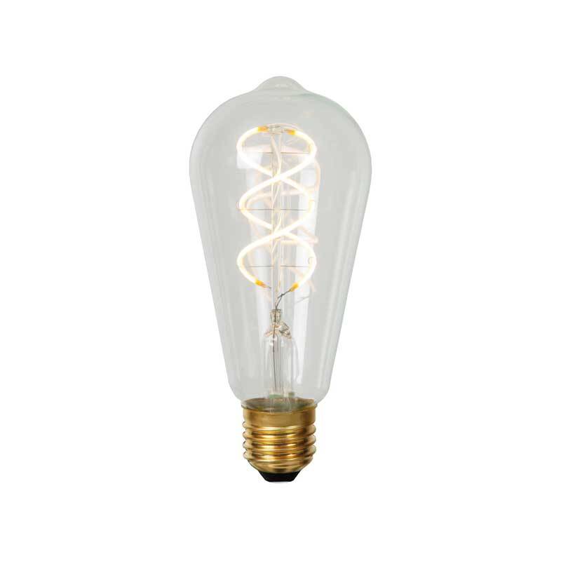 Image of Lucide 4.9W Warm White Dimmable LED Squirrel Cage Bulb
