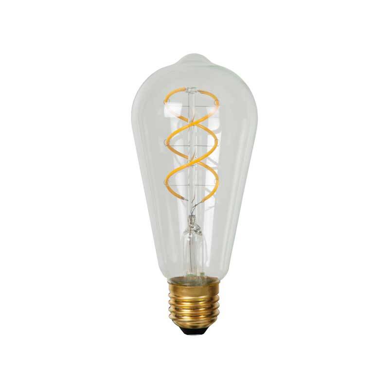 Image of Lucide 4.9W Warm White Dimmable LED Squirrel Cage Bulb