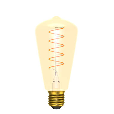4W Very Warm White Dimmable LED Spiral Decorative Filament Squirrel Cage Bulb