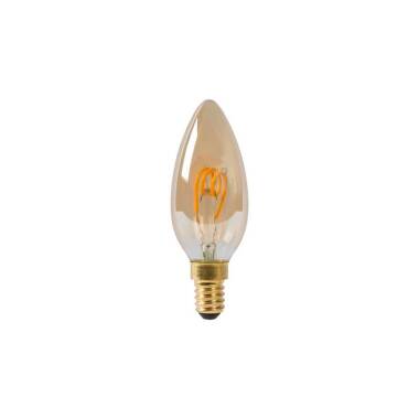 Image of lucide 3W Very Warm White Dimmable LED Decorative Filament Candle Bulb