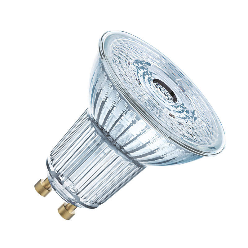 Image of Ledvance Base 4.3W Warm White 350lm LED GU10 Bulb - Flood Beam