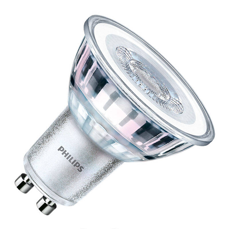 Image of Philips CorePro 5W Cool White LED GU10 Bulb