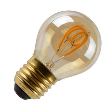 Lucide 3W Dimmable LED Decorative Filament Golf Ball Bulb - Screw Cap